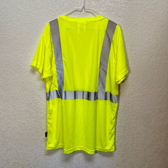 FedEx Occunomix Hi-Viz Workwear Shirt size XL Type R Class 2 LUX-SSETP2B S/S Tee - Picture 4 of 9
